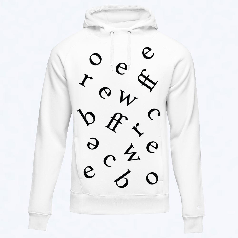 Scrambled Letters Hoodie